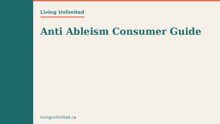 Anti Ableism Consumer Guide