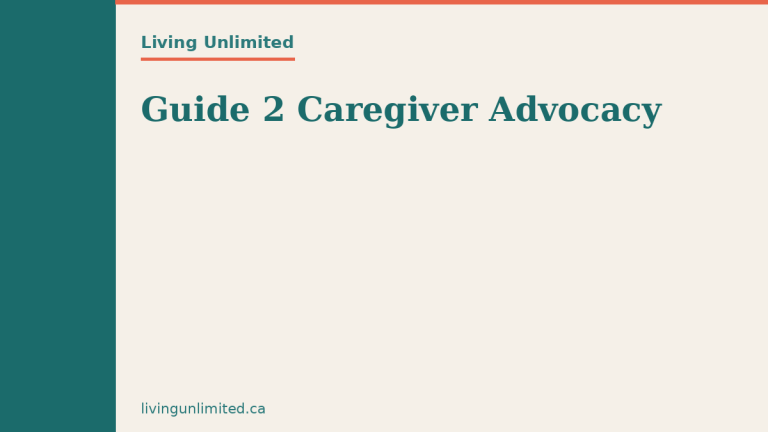 Guide 2 Caregiver Advocacy