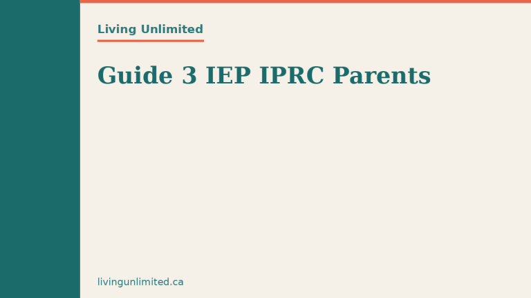 Guide 3 IEP IPRC Parents