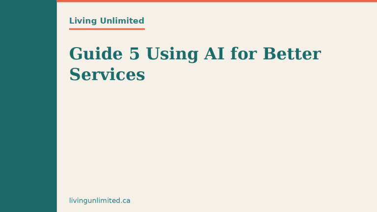 Guide 5 Using AI for Better Services