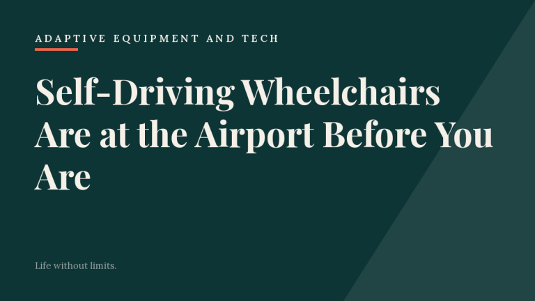 Self-Driving Wheelchairs Are at the Airport Before You Are
