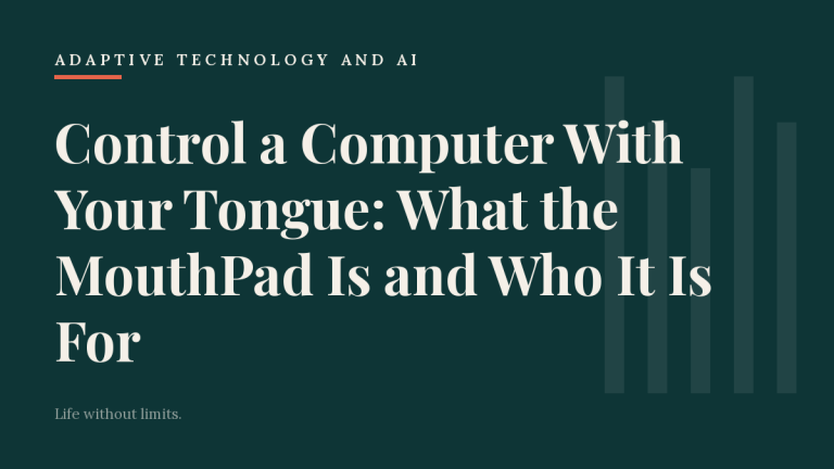 Control a Computer With Your Tongue: What the MouthPad Is and Who It Is For