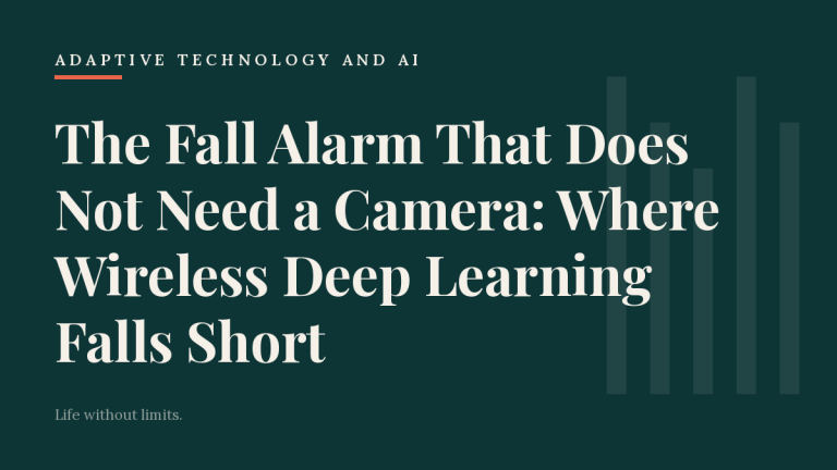 The Fall Alarm That Does Not Need a Camera: Where Wireless Deep Learning Falls Short