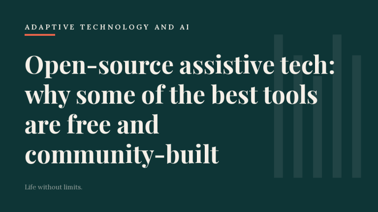 Open-source assistive tech: why some of the best tools are free and community-built