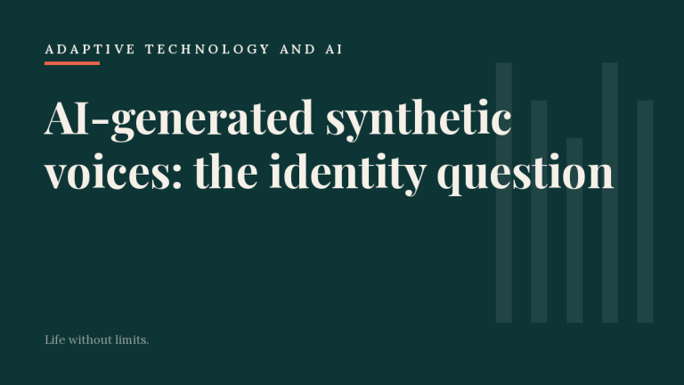 AI-generated synthetic voices: the identity question